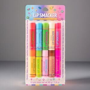 🔥Lip Smacker Original & Best Party Pack - 10 Moisturizing Lip Balms BNWT🔥